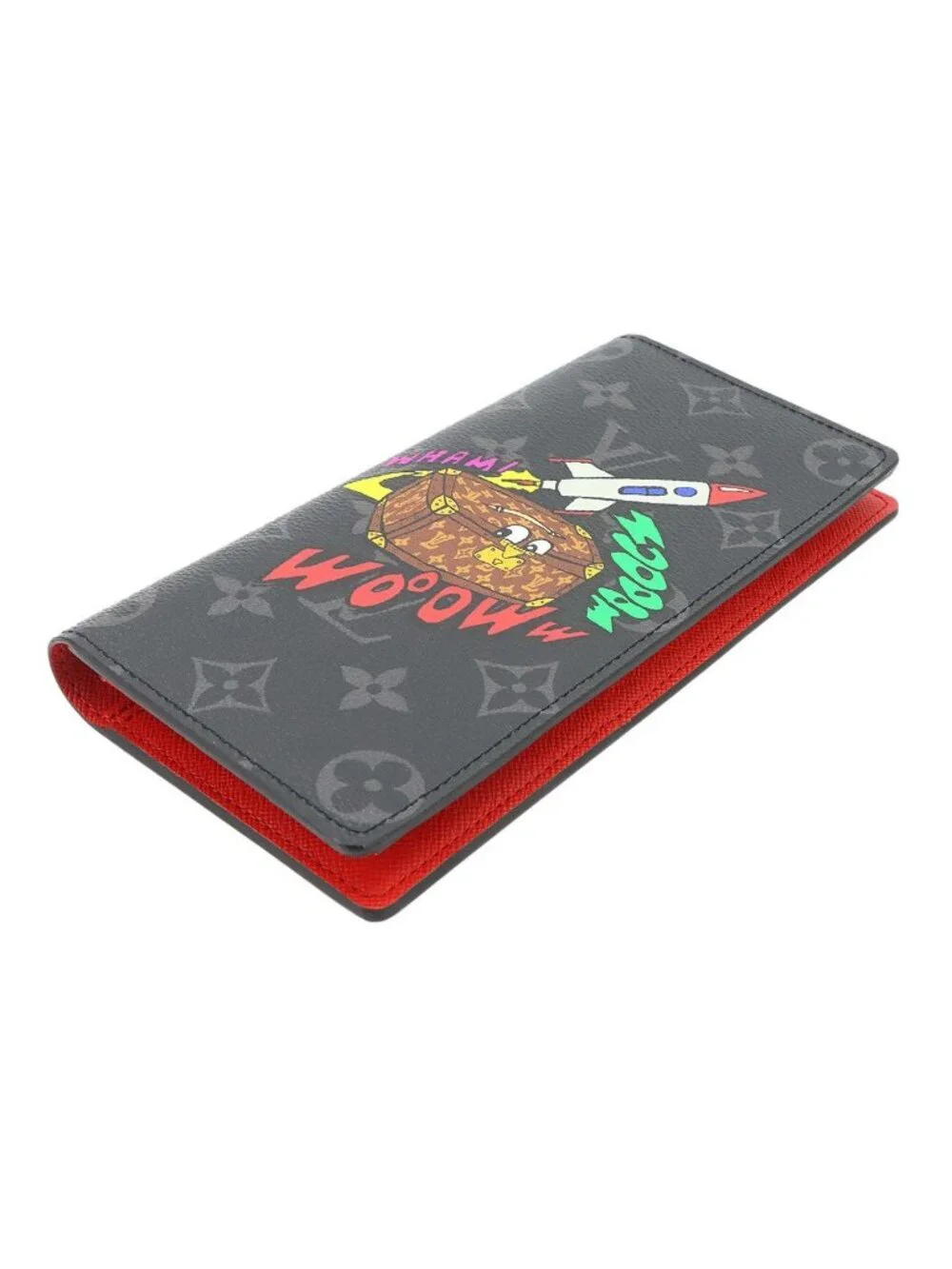Louis Vuitton Monogram Eclipse Portefeuille Plaza Bifold Wallet